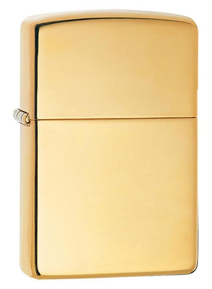 Zippo Armor High Polish Brass Windproof Lighter 2.25inch - Image 1