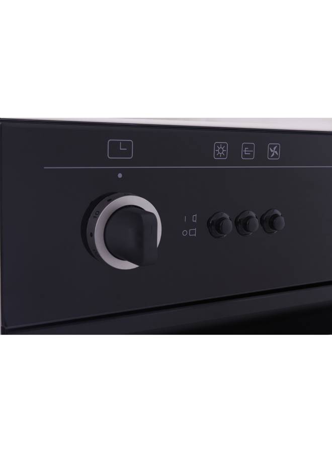 La Germania Freestanding Gas Cooker Premio+ 90x60 cm, 5 Italian Gas Burners with Central Double Ring, Large Multifunction Oven with Fan & Grill, 9N10GUB1X4AWW Stainless × Black - Image 5