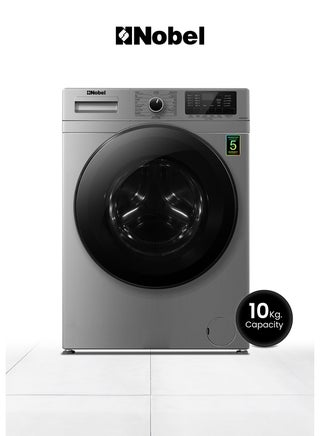 10 KG Front Load Washing Machine with 16 Programs, Stainless Steel Drum, Inverter BLDC Motor, 1200 RPM Spin Speed, 64 Ltrs Drum Volume, 90°C Max Water Temperature, Child Lock, Heat Shrink Packaging 10 kg NWM1000FSI​ Silver - pnsku/N49752847A/45/_/1715247481/1fb5d731-86ad-4c8f-95aa-642136f8395e
