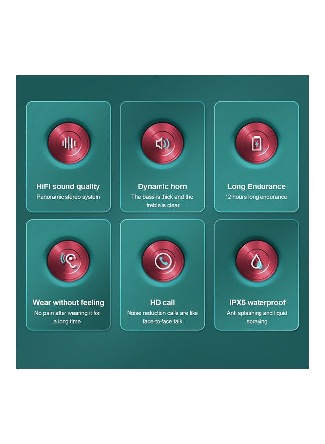 لينوفو سماعات رأس SH1 لاسلكية مزودة بتقنية بلوتوث بتصميم طوق للرقبة أزرق - Image 4