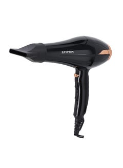 KRYPTON Portable Powerful Hair Dryer Black  - Image 1