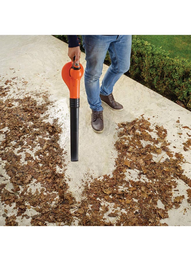 بلاك اند ديكر منفاخ أوراق لاسلكي بجهد 18 فولت وسرعة نفخ 280 كم/ ساعة ومقبض مريح (البطارية غير متضمنة) طراز GWC1820PCB-XJ برتقالي/أسود - Image 5