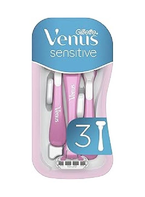 525 VENUS SENSITIVE DISPO 3CT Pink
