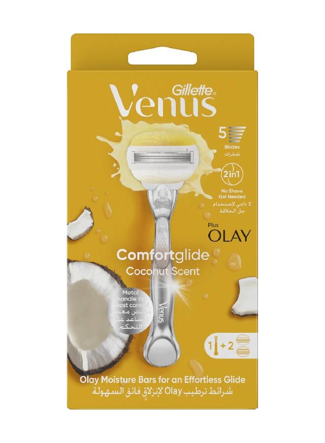 Gillette - Venus Olay Coconut Handle + 2 Blades (Packaging May Vary) - Image 1