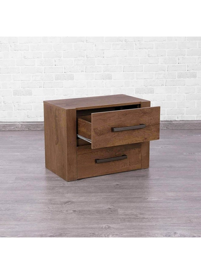 Pan Home - 5-Piece Boomerang Bedroom Set Brown - Image 1