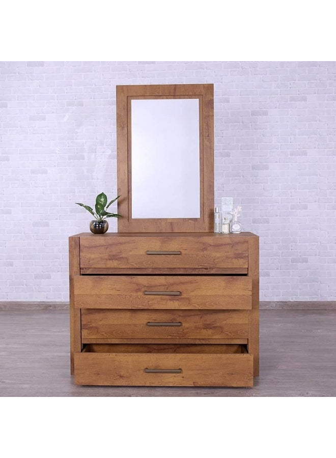 Pan Home - 5-Piece Boomerang Bedroom Set Brown - Image 1