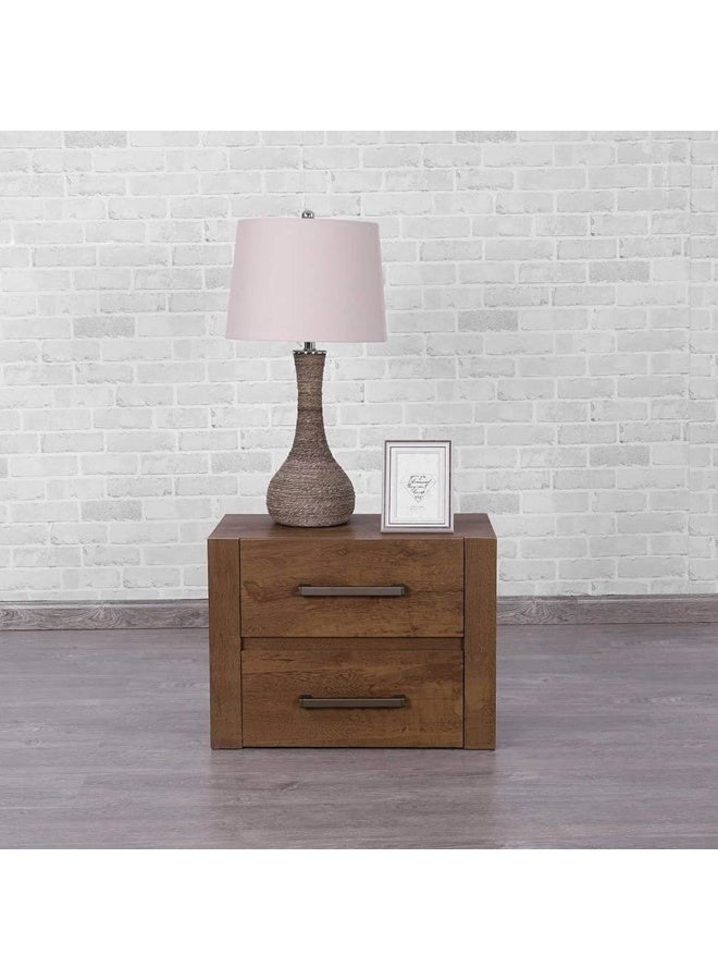 Pan Home - 5-Piece Boomerang Bedroom Set Brown - Image 1