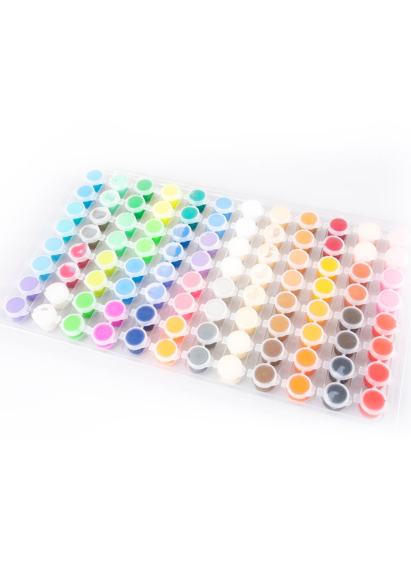mumbo Jumbo 96 Pieces Water Based Acrylic Pot Paint Set assorted - Image 4