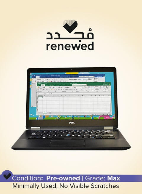 Renewed - Latitude E7470 Laptop With 14-Inch Display,Intel Core i5 Processor/6th Gen/16GB RAM/1TB SSD/Intel Integrated Shared Graphics English Black