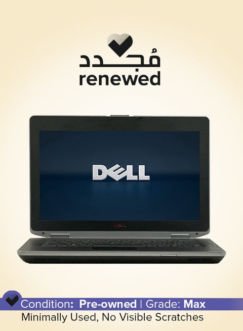 Renewed - Latitude E6430 (2013) Laptop With 14-Inch Display,Intel Core i5 Processor/3rd Gen/4GB RAM/320GB HDD/Integrated Graphics English Black