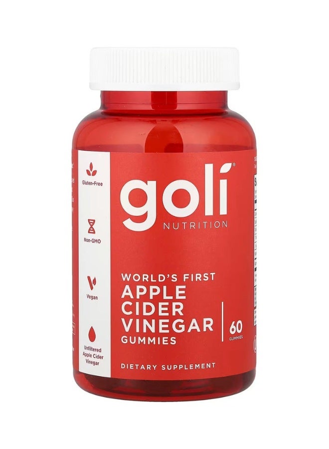 Goli Apple Cider Vinegar 60 Gummies Packaging May Vary | Best Price KSA ...