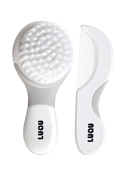 Comb And Brush Set Grey