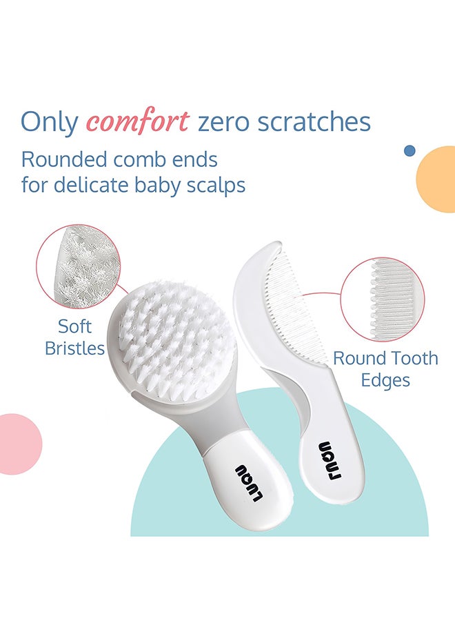 LuQu Comb And Brush Set Grey  - Image 3