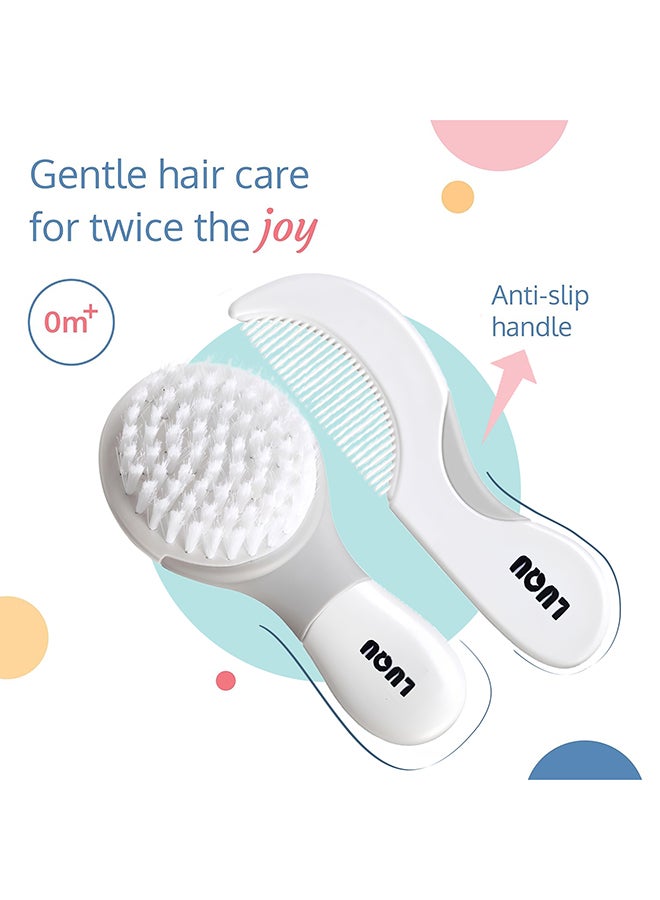 LuQu Comb And Brush Set Grey  - Image 2