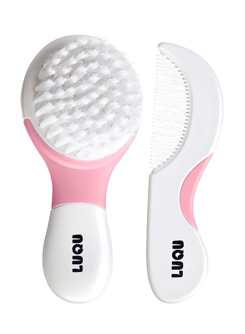 Comb And Brush Set Pink