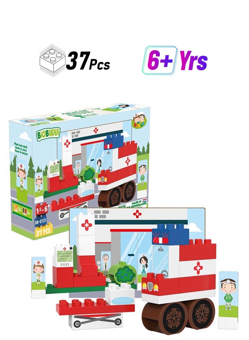 BioBUDDi BB-0131 37-Piece Hospital Building Sets 37 6+ Years - Image 1