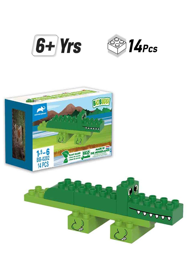 BioBUDDi - BB-0202 14-Piece Crocodile Building Sets 14 6+ Years - Image 1