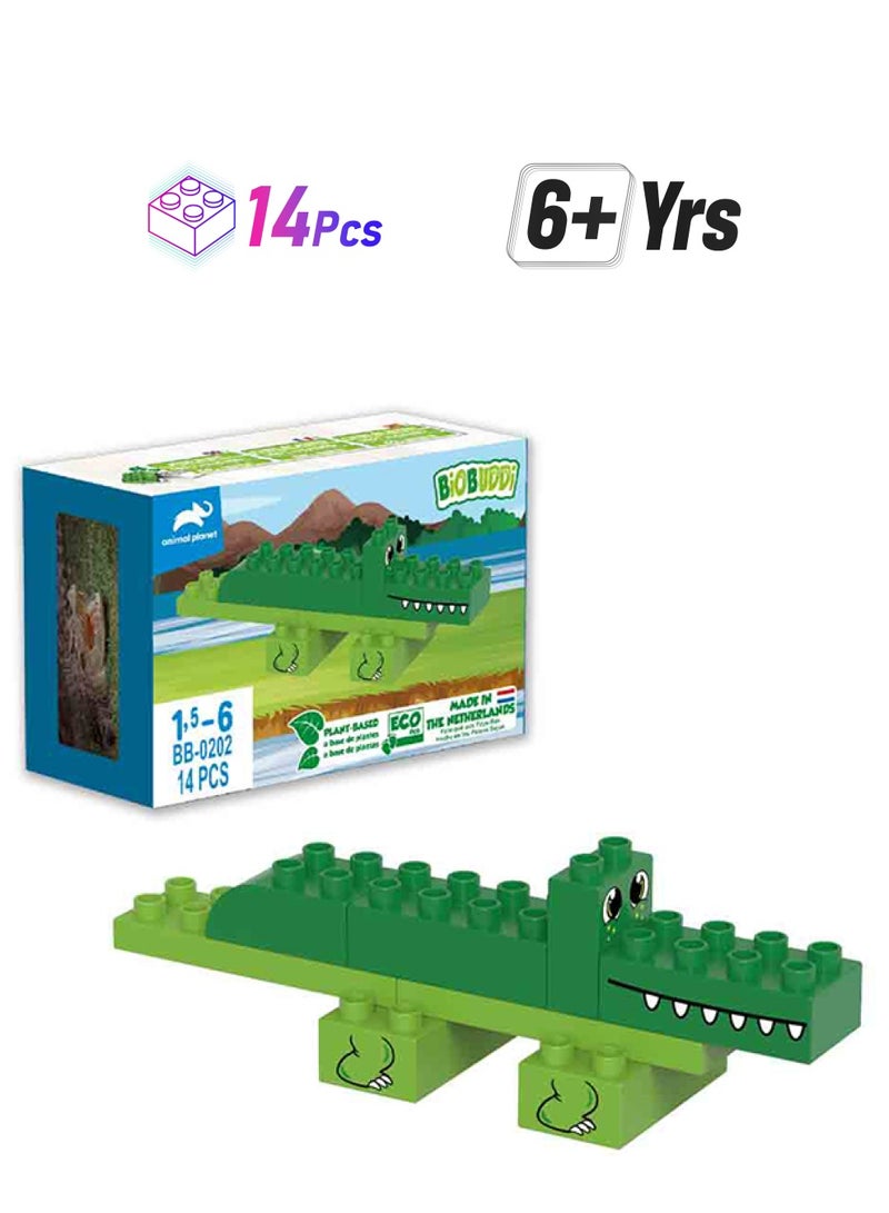 BioBUDDi BB-0202 14-Piece Crocodile Building Sets 14 6+ Years - Image 1