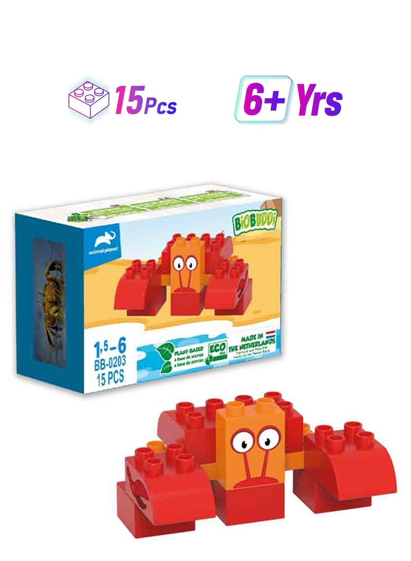 BioBUDDi BB-0203 Crab Building Set 15 6+ Years - Image 1