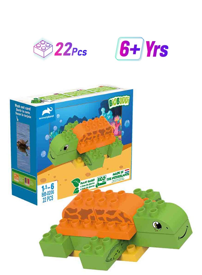 BioBUDDi BB-0206 Turtle Building Set 22 6+ Years - Image 1