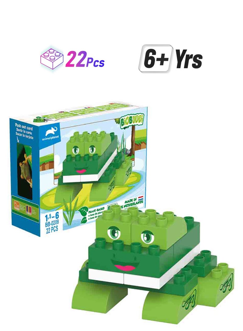 BioBUDDi BB-0208 22-Piece Frog Building Sets 22 6+ Years - Image 1