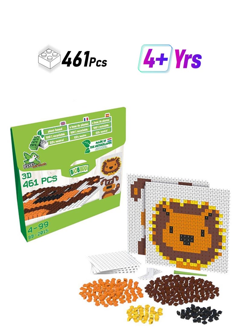 BioBUDDi BB-2015 Lion Building Set 461 4+ Years - Image 1
