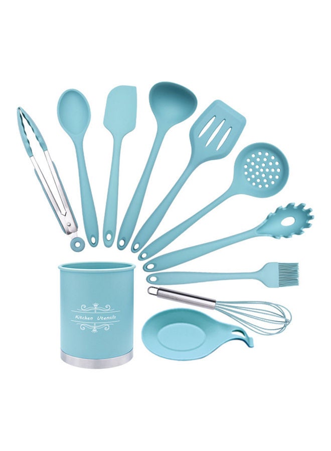 11-Piece Cooking Utensil Set Blue  - Image 1