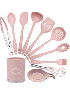 Generic 11-Piece Cooking Utensils Set Pink 