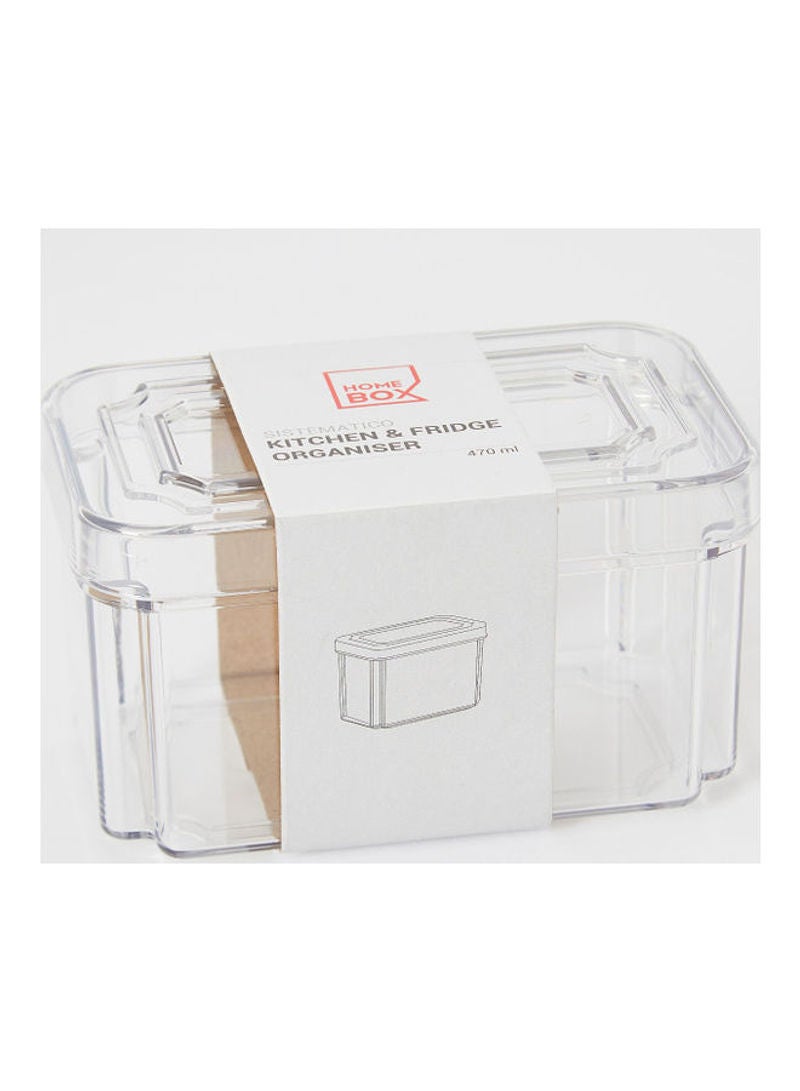 Home Box Kitchen and Fridge Organizer with Lid Clear  - Image 2