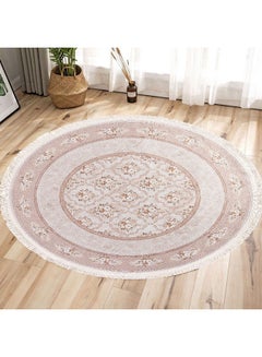 Round Soft Touch Carpet Beige 120x120cm - pnsku/N49859511A/45/_/1707999546/cc87d985-3219-4f32-9ea9-8b7ea1de5c64