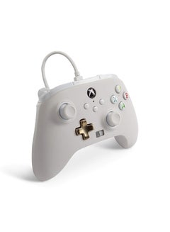PowerA PowerA Enhanced Wired Gaming Controller for Xbox Series X/S, Xbox One, PC, Windows 10/11, White, Mist  - Image 3