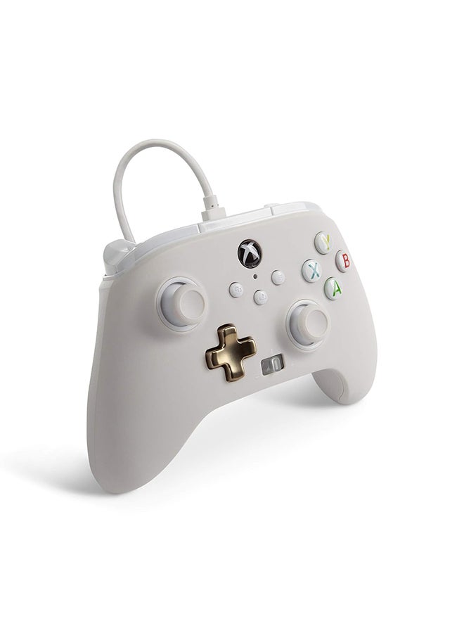 PowerA - PowerA Enhanced Wired Gaming Controller for Xbox Series X/S, Xbox One, PC, Windows 10/11, White, Mist - Image 1