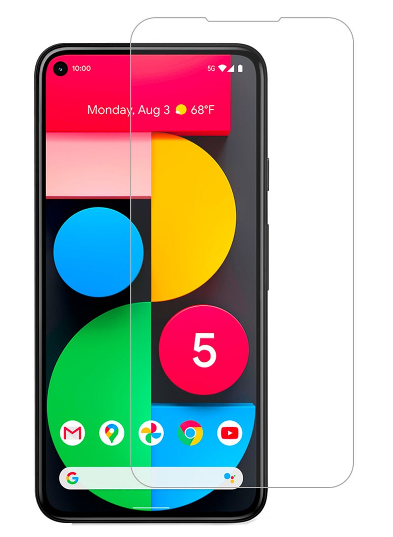 MARGOUN Tempered Glass Screen Protector For Google Pixel 5 Clear - Image 2