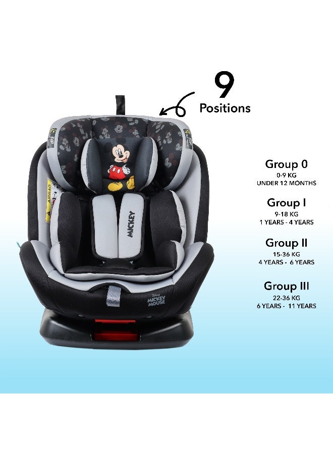 ديزني مقعد سيارة ميكي ماوس 4 في 1 - أحمر - Image 3