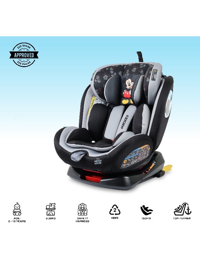 ديزني مقعد سيارة ميكي ماوس 4 في 1 - أحمر - Image 4