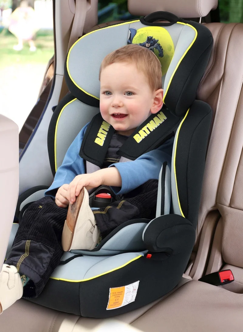 DC Comics 3-In-1 Batman Baby/Kids Car Seat + Booster Seat, Suitable from 9 months to 12 years, Upto 36kg