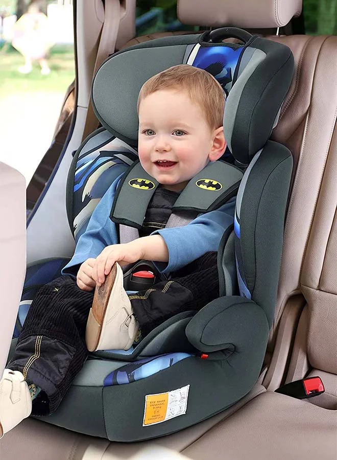 DC Comics 3-In-1 Batman Baby/Kids Car Seat + Booster Seat, Suitable from 9 months to 12 years, Upto 36kg