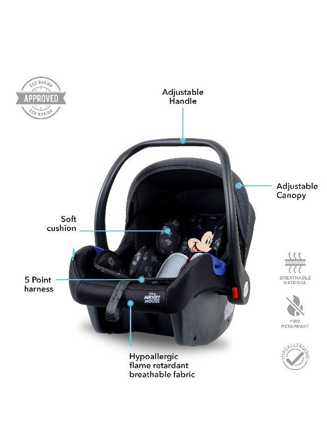 ديزني مقعد سيارة/حاملة أطفال ميكي ماوس، مناسب من 0 شهر إلى 12 شهر، حتى 13 كجم - Image 3