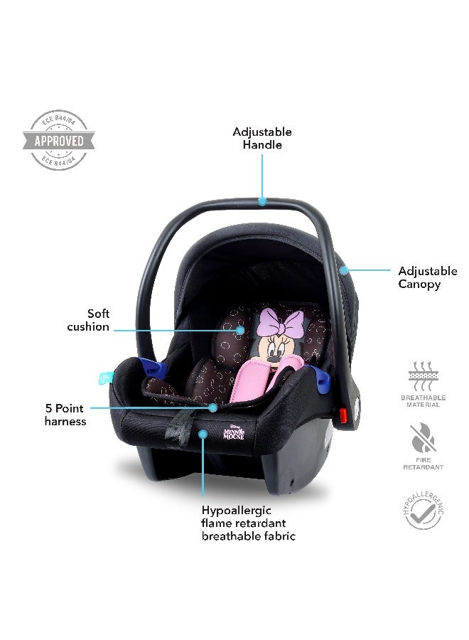 ديزني مقعد سيارة/حامل أطفال ميني ماوس - من عمر 0 إلى 9 أشهر - Image 3