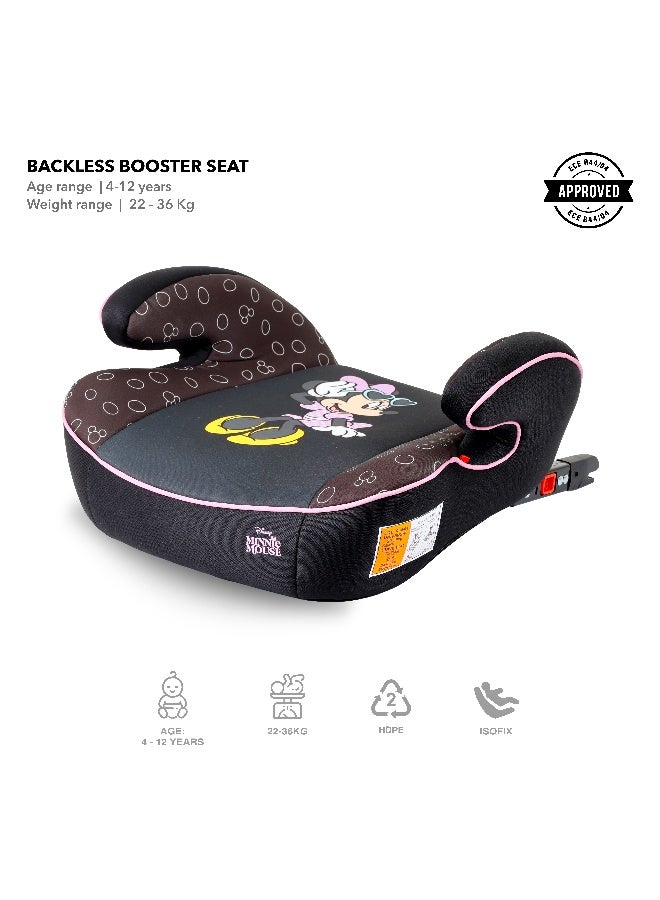 Disney Minnie Mouse Kids Booster Seat, Suitable from 4 years to 12 - Image 2