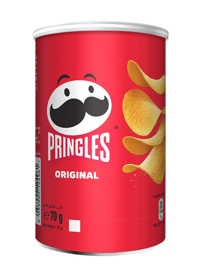 Pringles Original Flavoured Chips 70grams Pack of 12 - Image 2