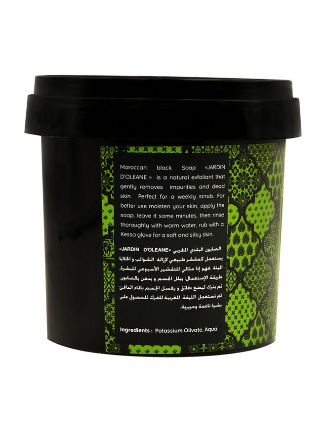 جاردن دي أوليان الصابون المغربي بزيت الزيتون أخضر/أسود 500جرام - Image 2