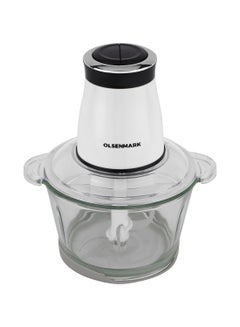 Olsenmark Food Chopper- Compact Multi-Purpose Chopping Machine, Stainless Steel Blade Assembly with 4 Blades, Vegetables, Fruits, Meat for Fast and Effective Mincing 650 W OMC2313J Black  - Image 2
