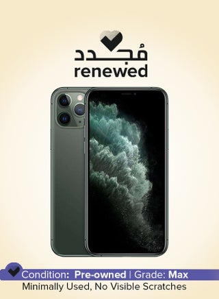 Renewed - iPhone 11 Pro Max 256GB Midnight Green 4G With Facetime - International Version - pnsku/N49926537A/45/_/1750654876/da5e7d40-0e69-42b8-9d3d-d66b134fdbb6