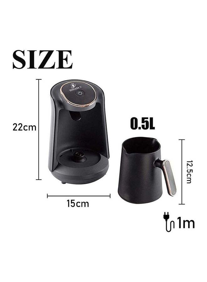 توسكانا يو ماكينة صنع القهوة التركية 300 ml 400 W ST-1247 أسود - Image 4