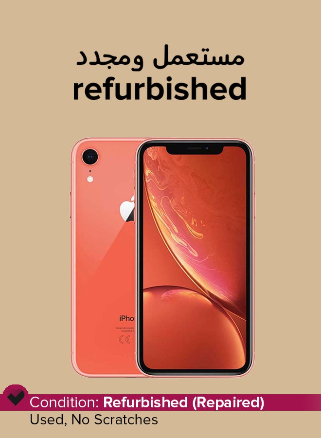 Apple Refurbished - iPhone XR 64GB Coral 4G With Facetime - International Version  - Image 1