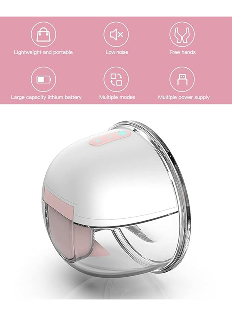 YOUHA 2 Piece Wearable Hand-Free Electric Breast Pump Silent Invisible With 3 Modes 9 Levels Suction  - Image 3