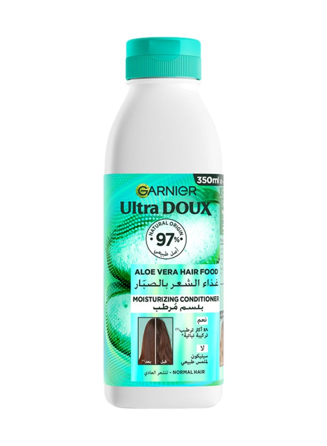 Garnier - Ultra Doux Hair Food Moisturising Aloe Vera Conditioner For Normal Hair 350ML 350ml - Image 1