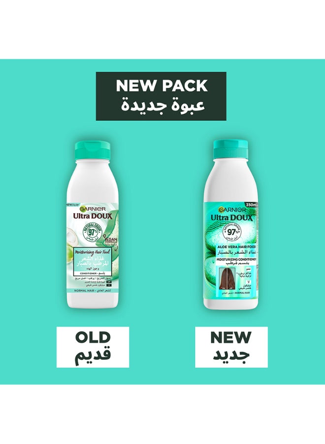 Garnier - Ultra Doux Hair Food Moisturising Aloe Vera Conditioner For Normal Hair 350ML 350ml - Image 1