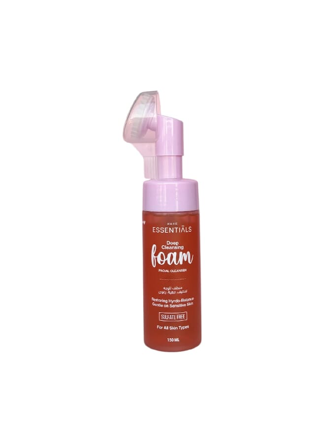 ESSENTIALS Deep Cleansing Foam For Oily And Acne Prone Skin Pink 150ml  - Image 1
